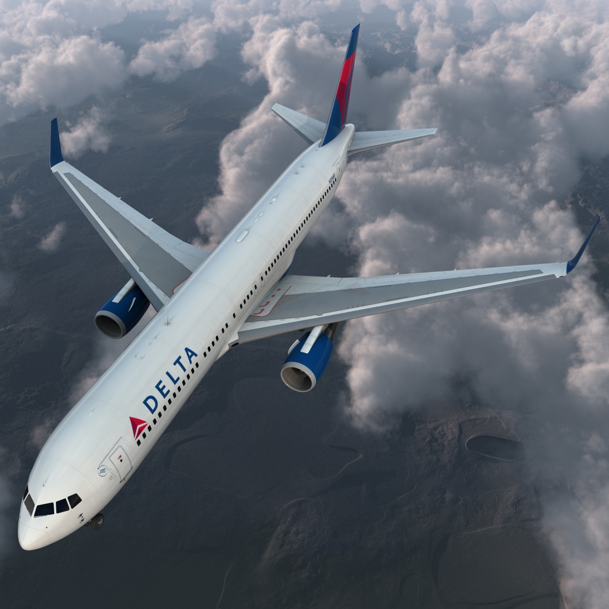 Boeing 767 300ER Delta Air Lines 3D