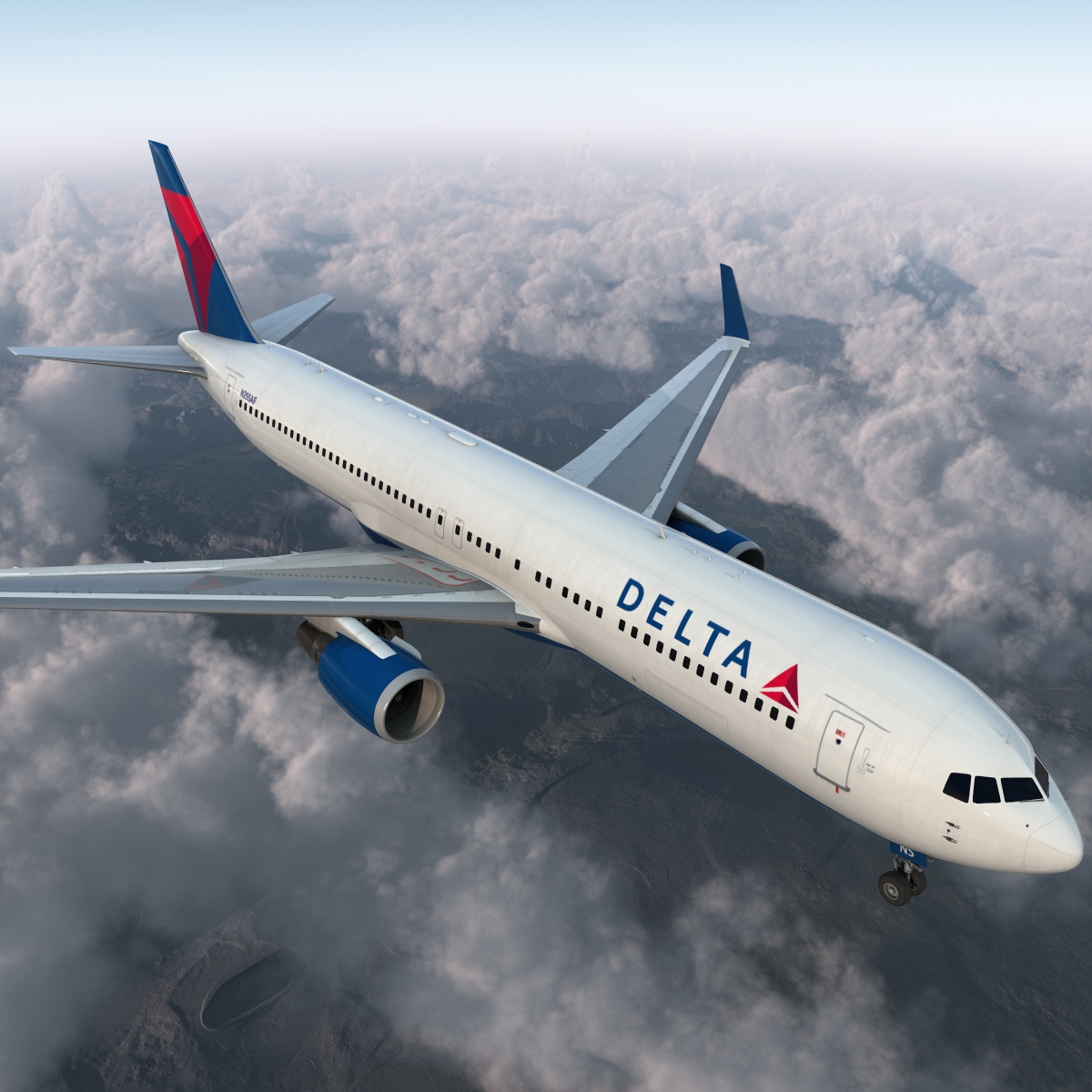 Boeing 767 300ER Delta Air Lines 3D