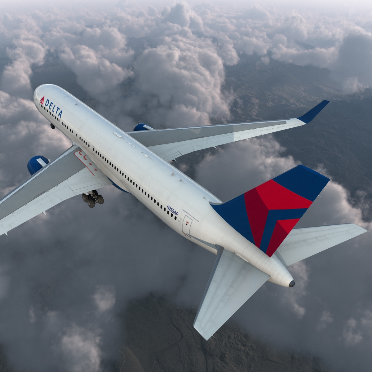 Boeing 767 300ER Delta Air Lines 3D