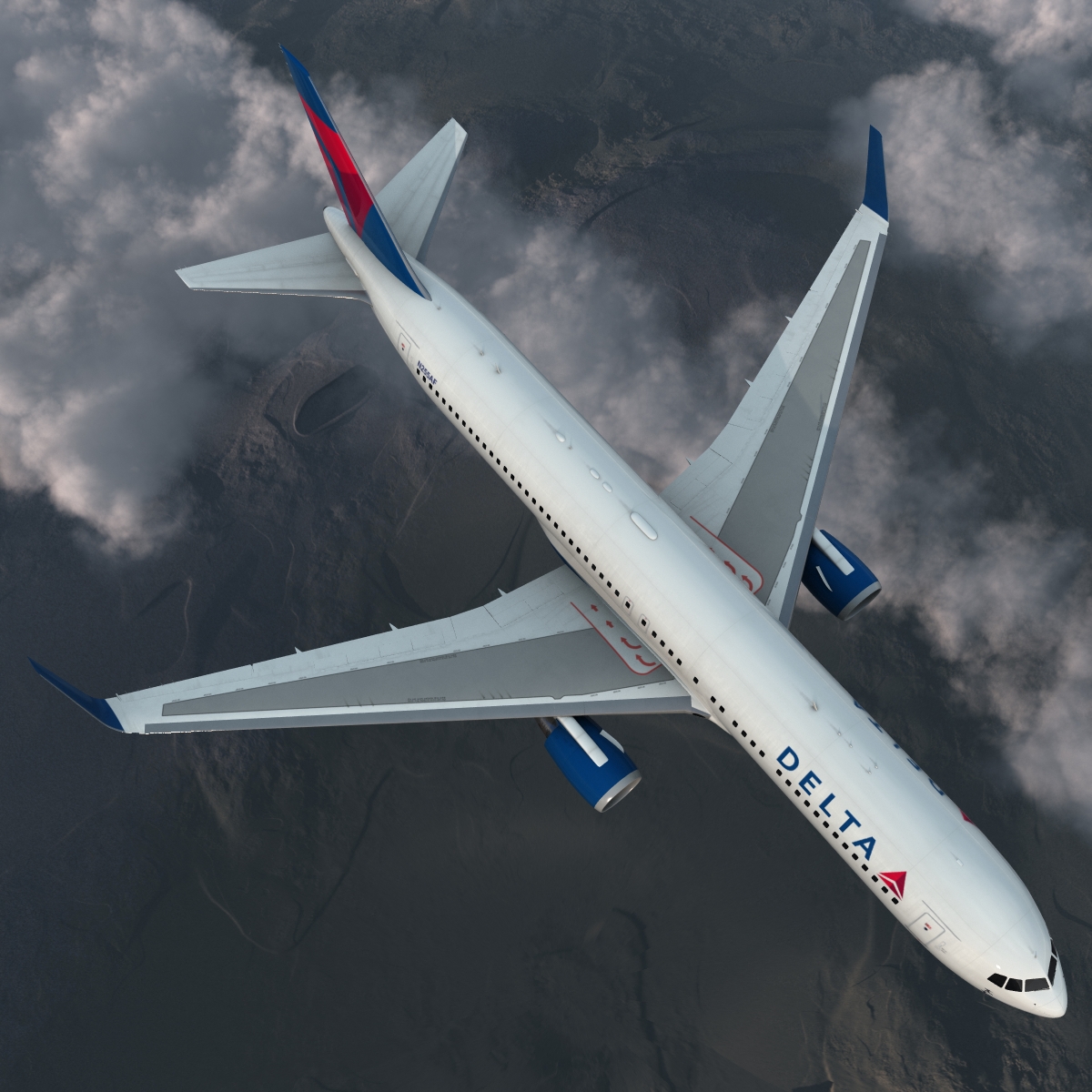 Boeing 767 300ER Delta Air Lines 3D