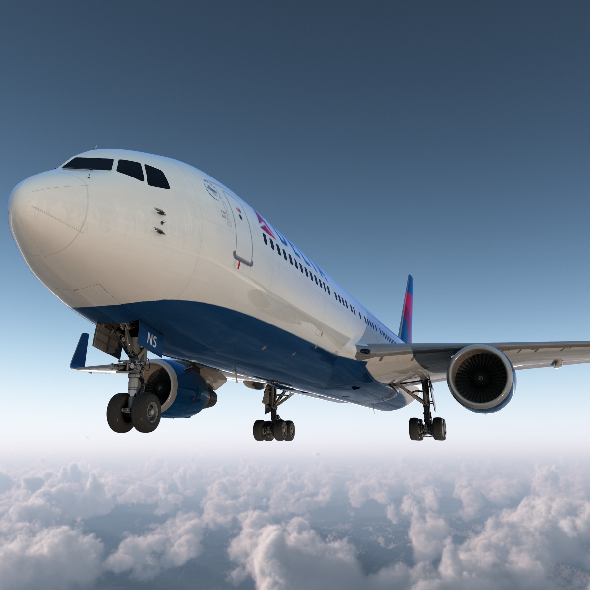 Boeing 767 300ER Delta Air Lines 3D