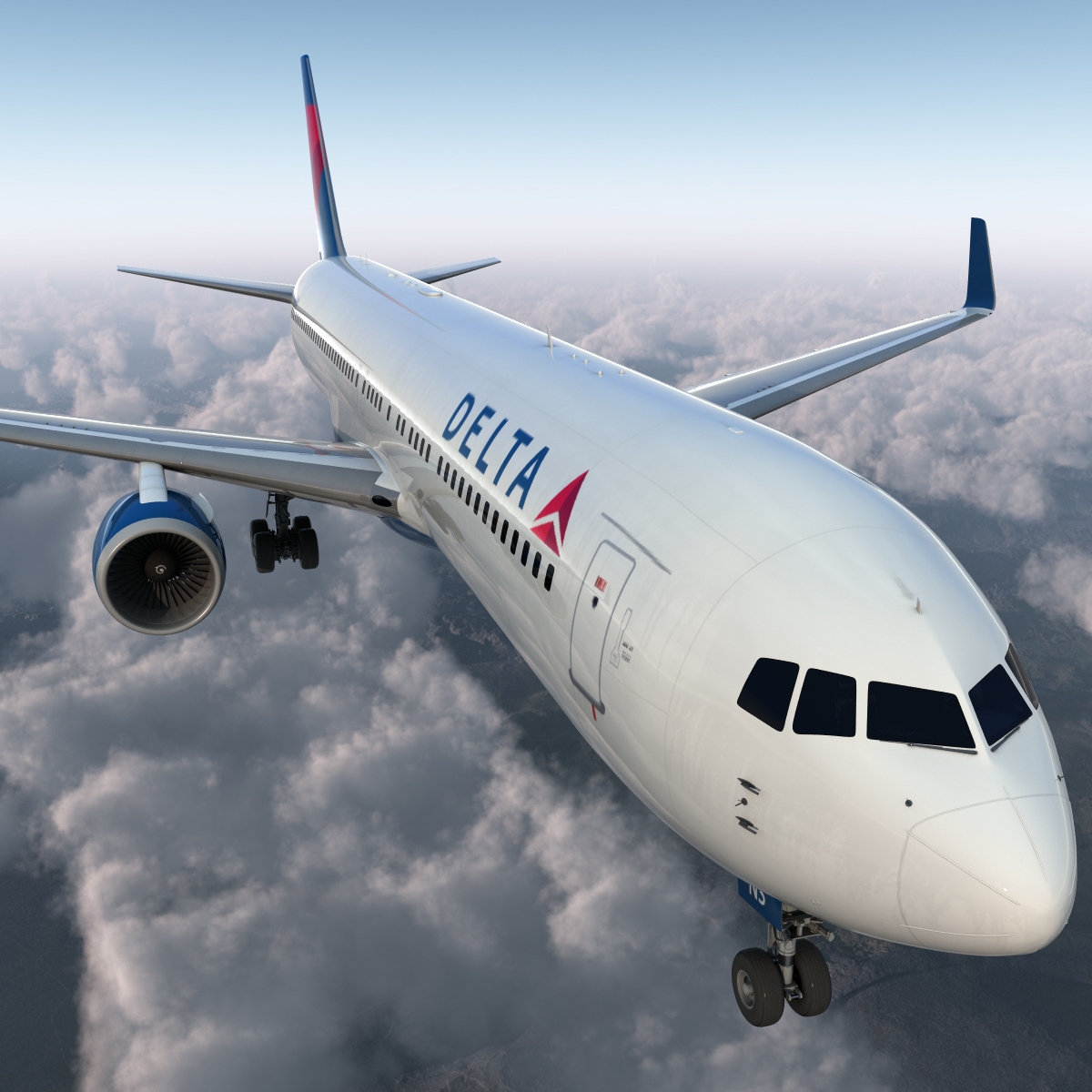 Boeing 767 300ER Delta Air Lines 3D