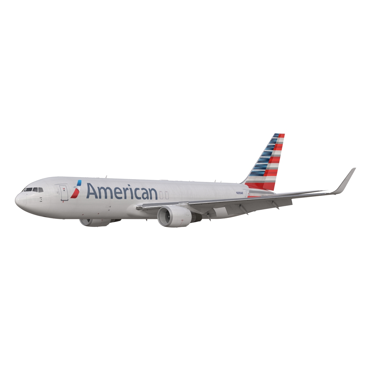 3D Boeing 767 300F American Airlines model