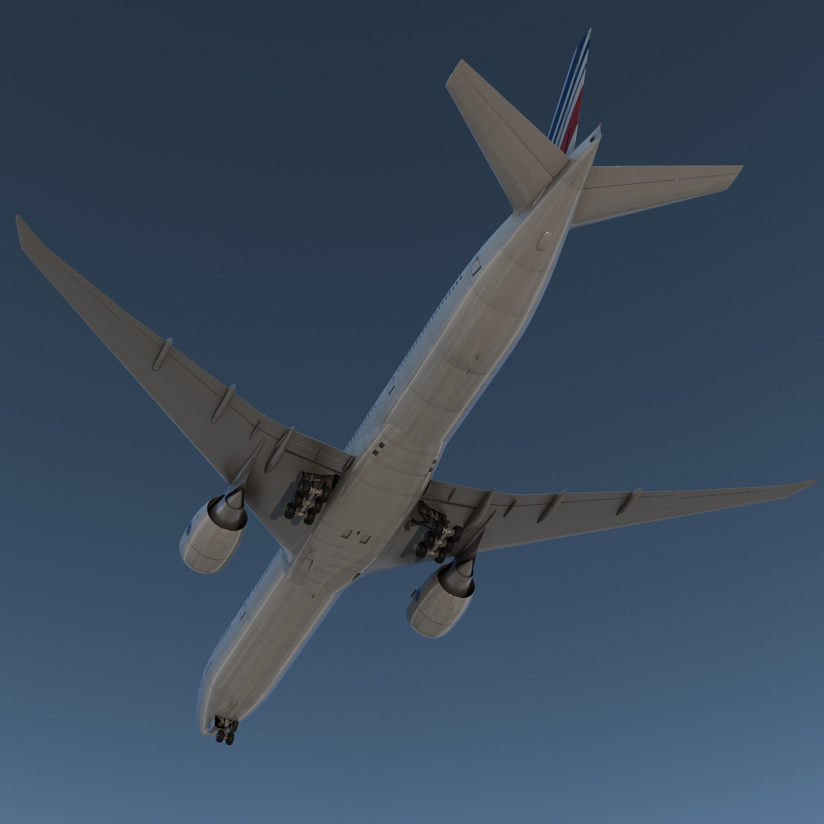 Boeing 777 300ER Air France 3D