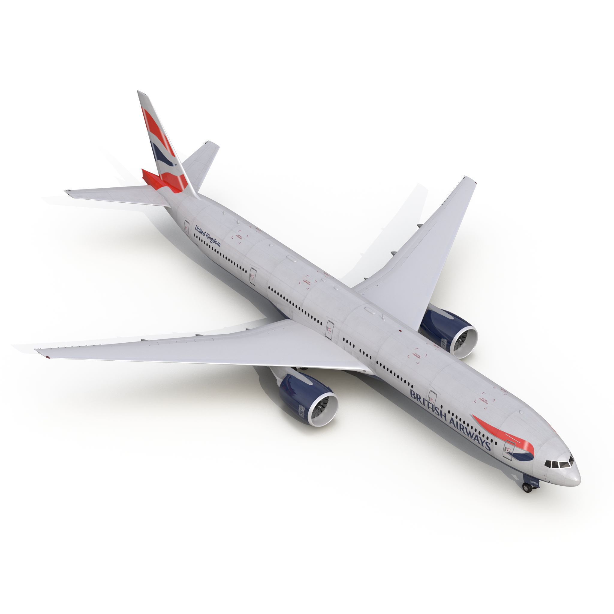 Boeing 777 300ER British Airways 3D