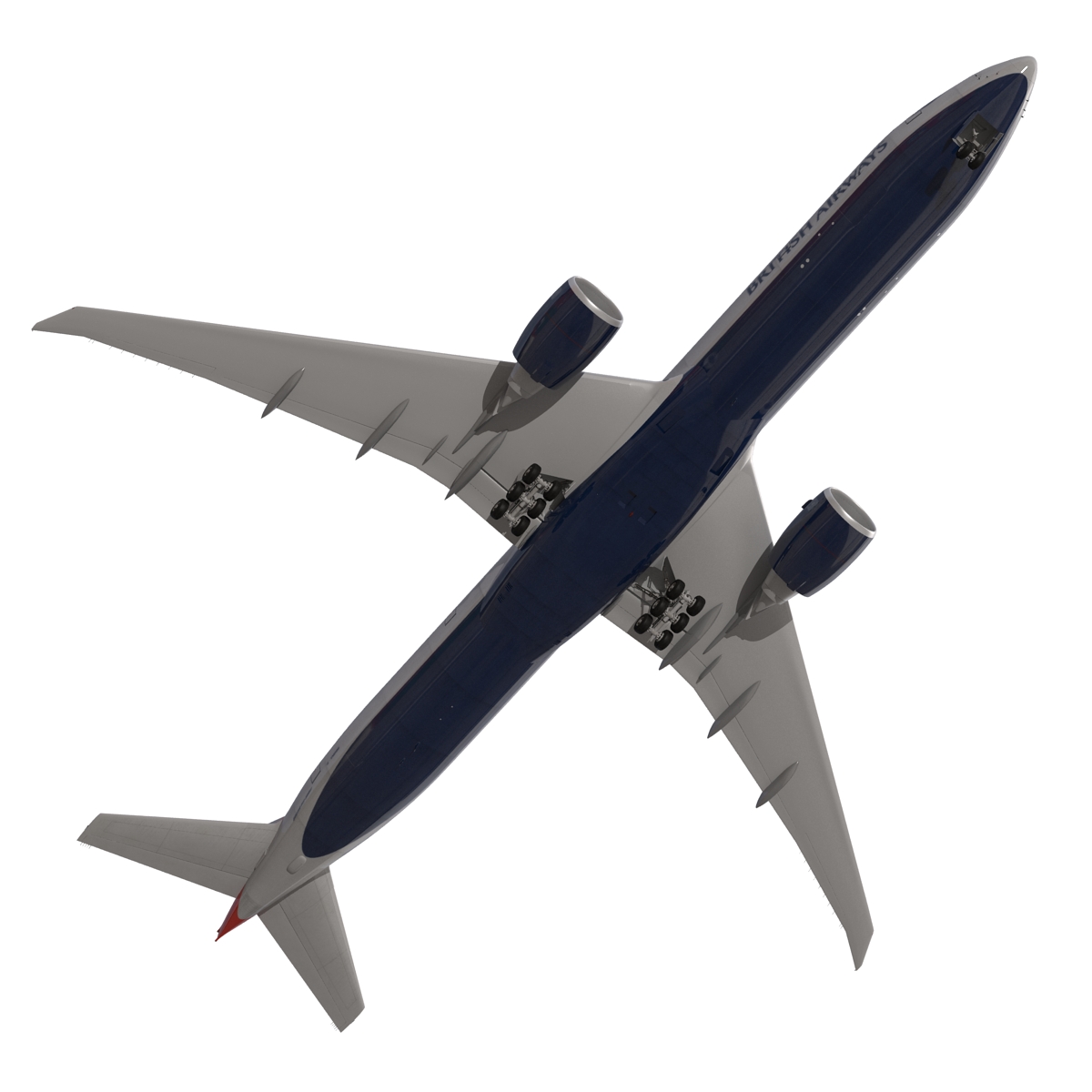 Boeing 777 300ER British Airways 3D