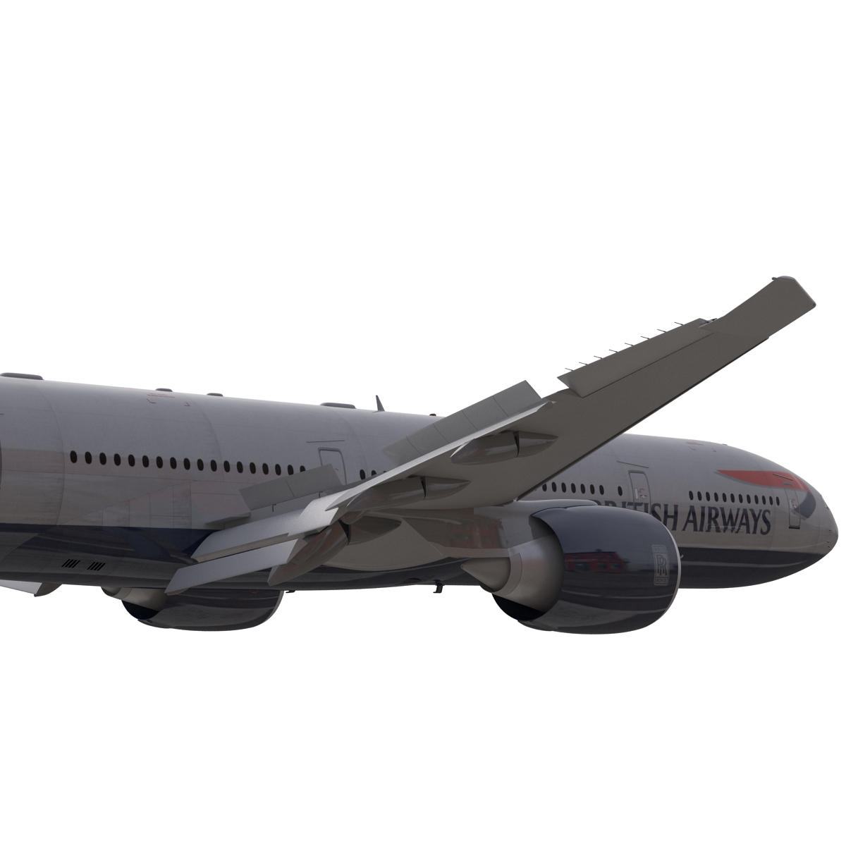 Boeing 777 300ER British Airways 3D