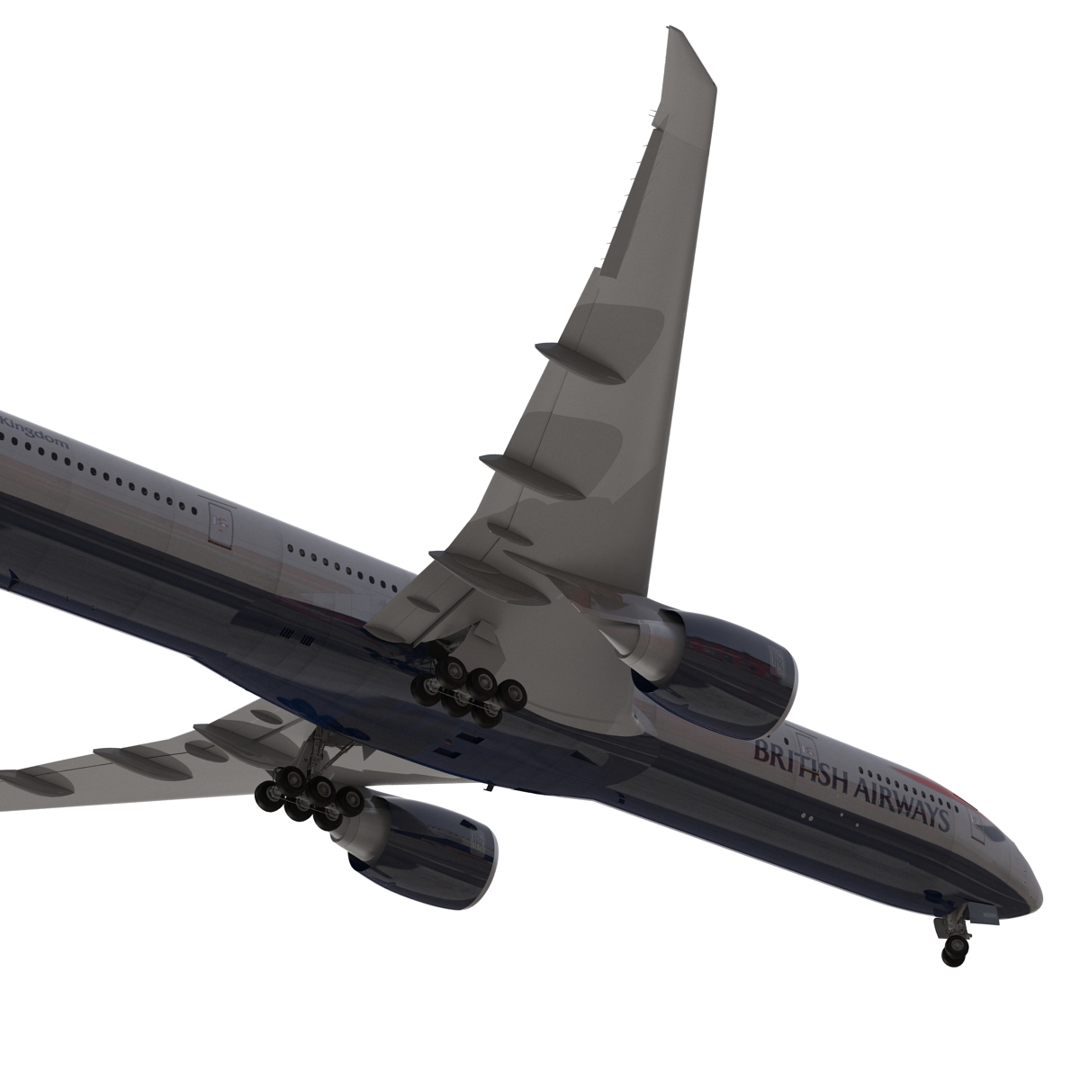 Boeing 777 300ER British Airways 3D