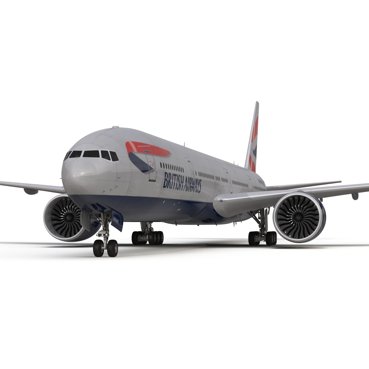 Boeing 777 300ER British Airways 3D