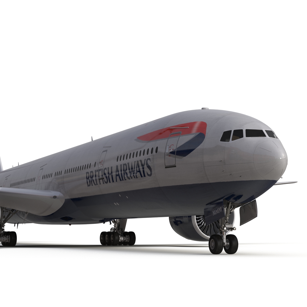 Boeing 777 300ER British Airways 3D