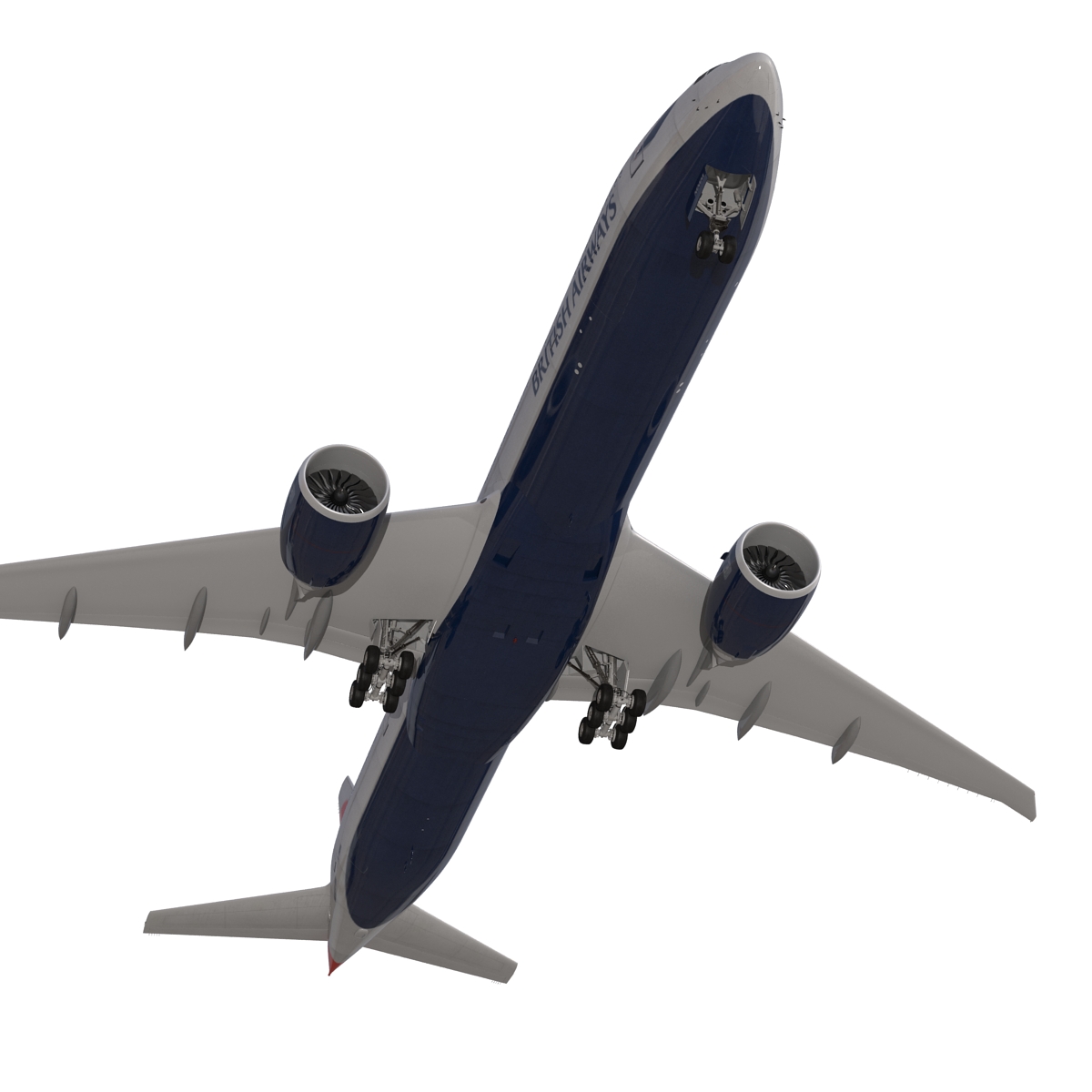 Boeing 777 300ER British Airways 3D