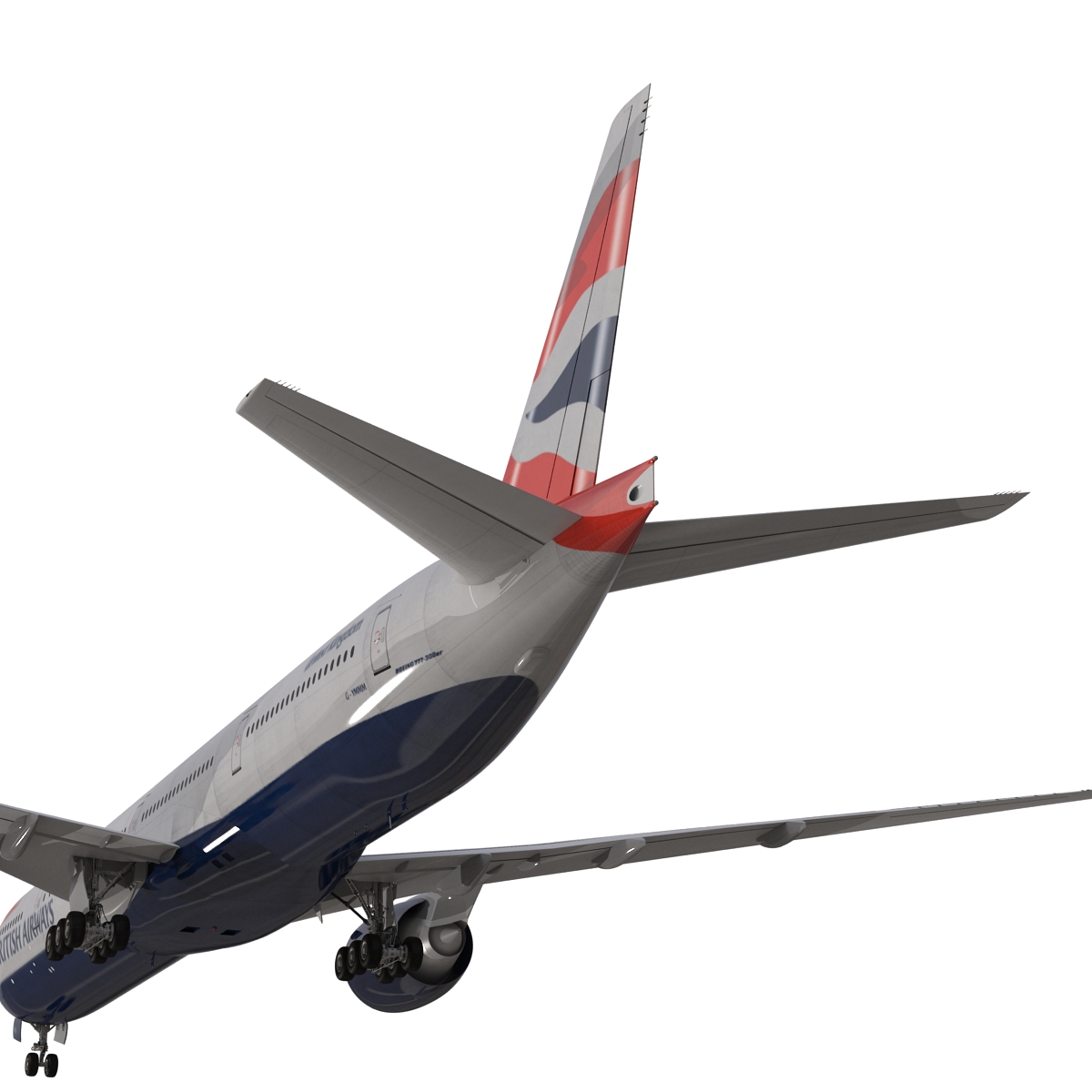 Boeing 777 300ER British Airways 3D