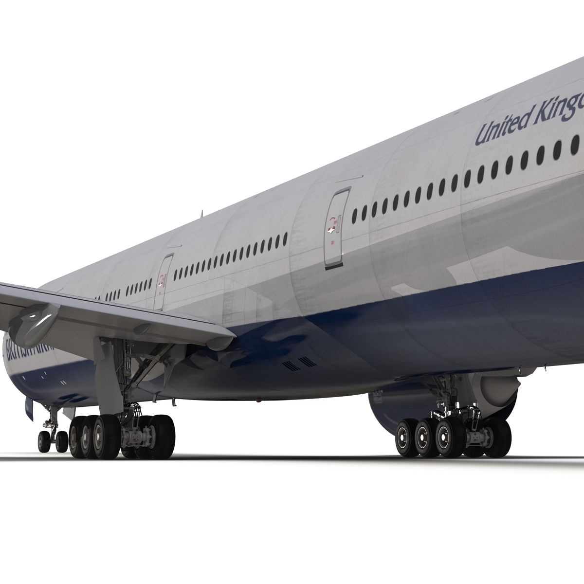 Boeing 777 300ER British Airways 3D