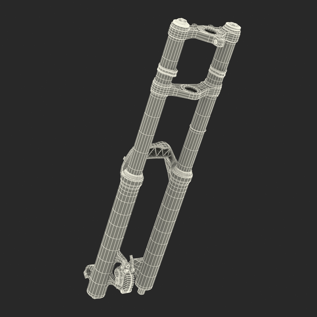 3D Mountain Bike Fork model