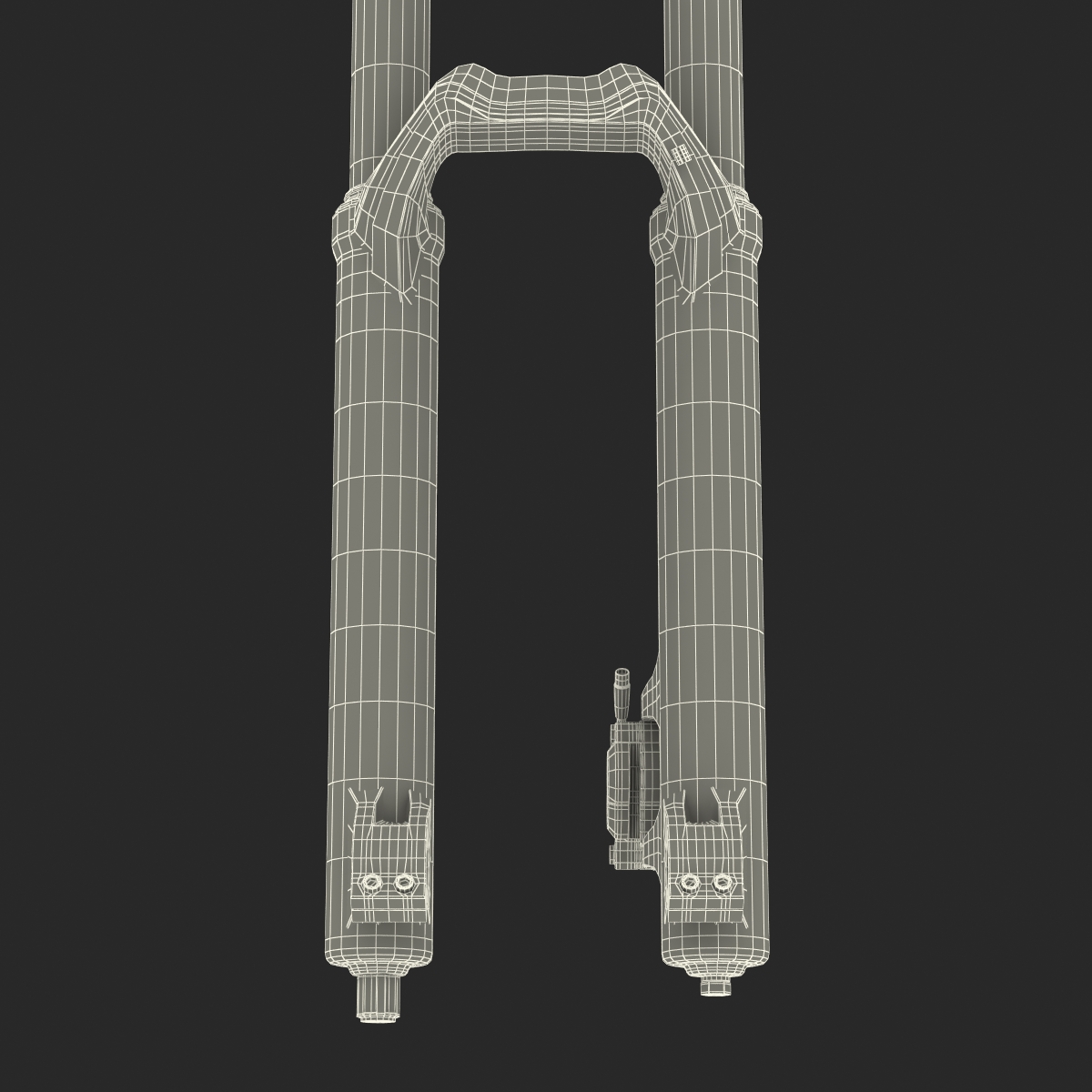 3D Mountain Bike Fork model