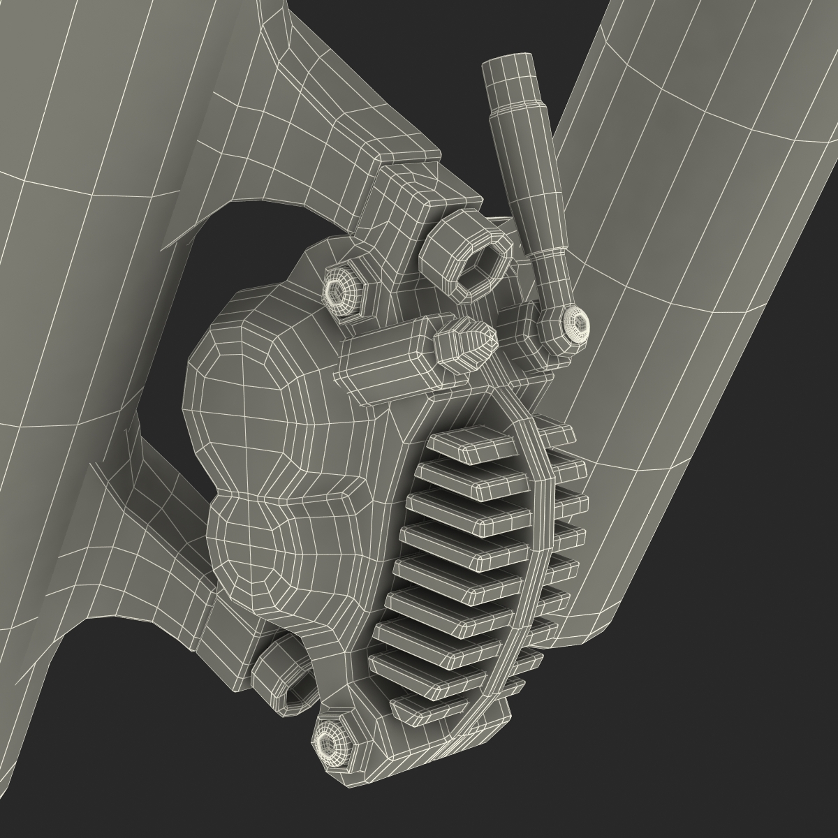 3D Mountain Bike Fork model