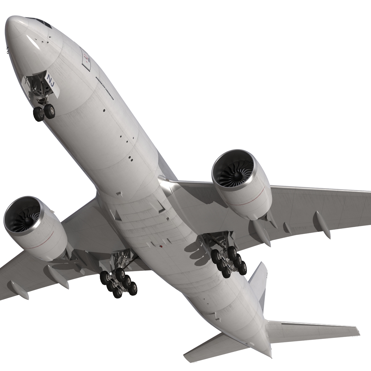 3D Boeing 777 Freighter Generic model