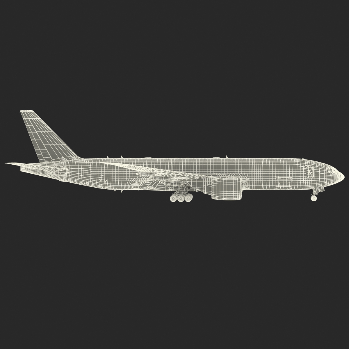 3D Boeing 777 Freighter Generic model