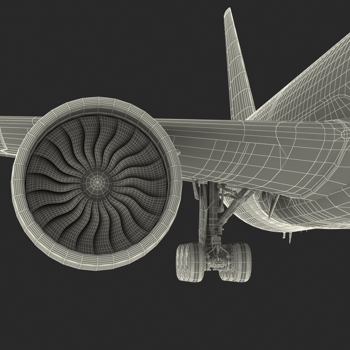 3D Boeing 777 Freighter Generic model