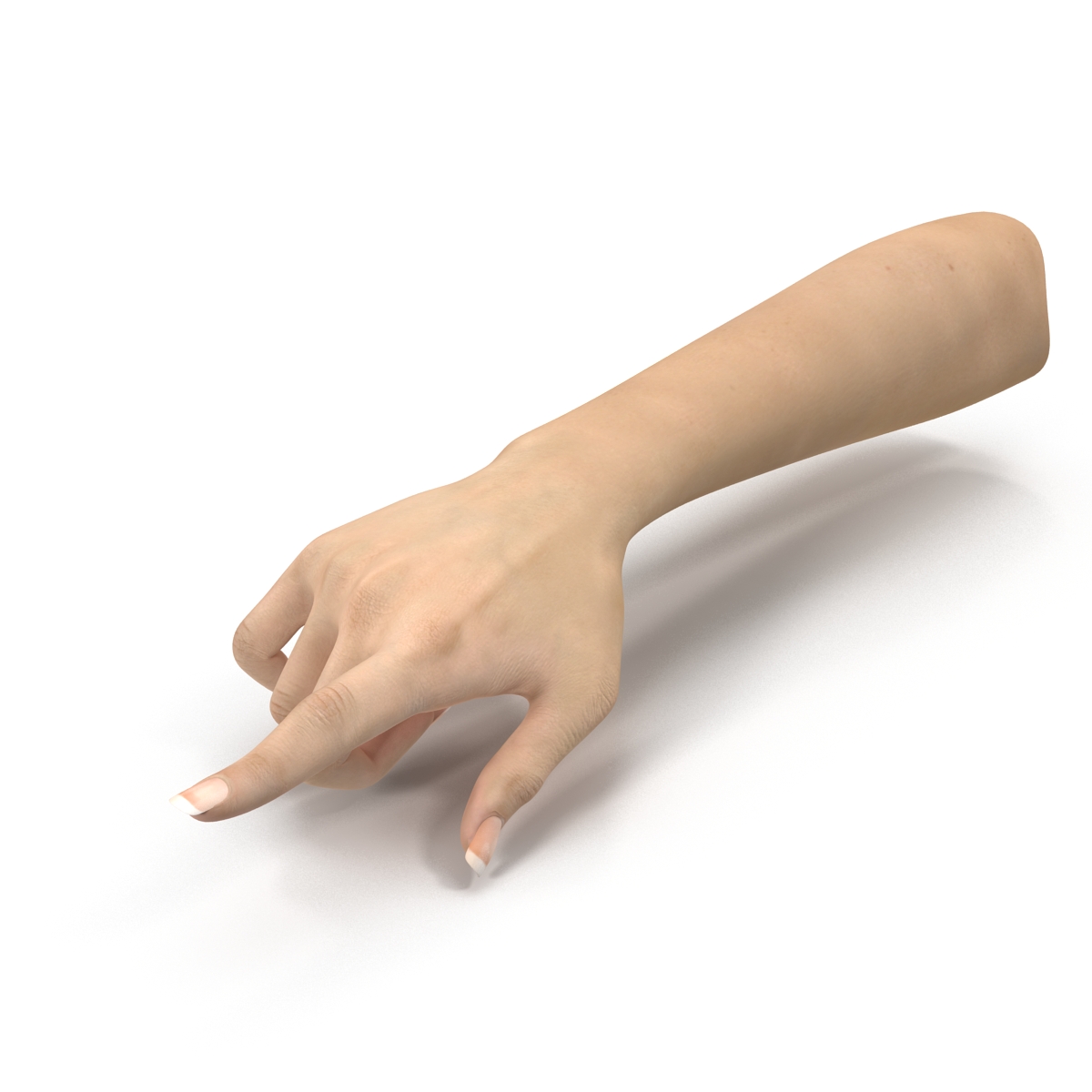 3D model Female Hand 3 Rigged