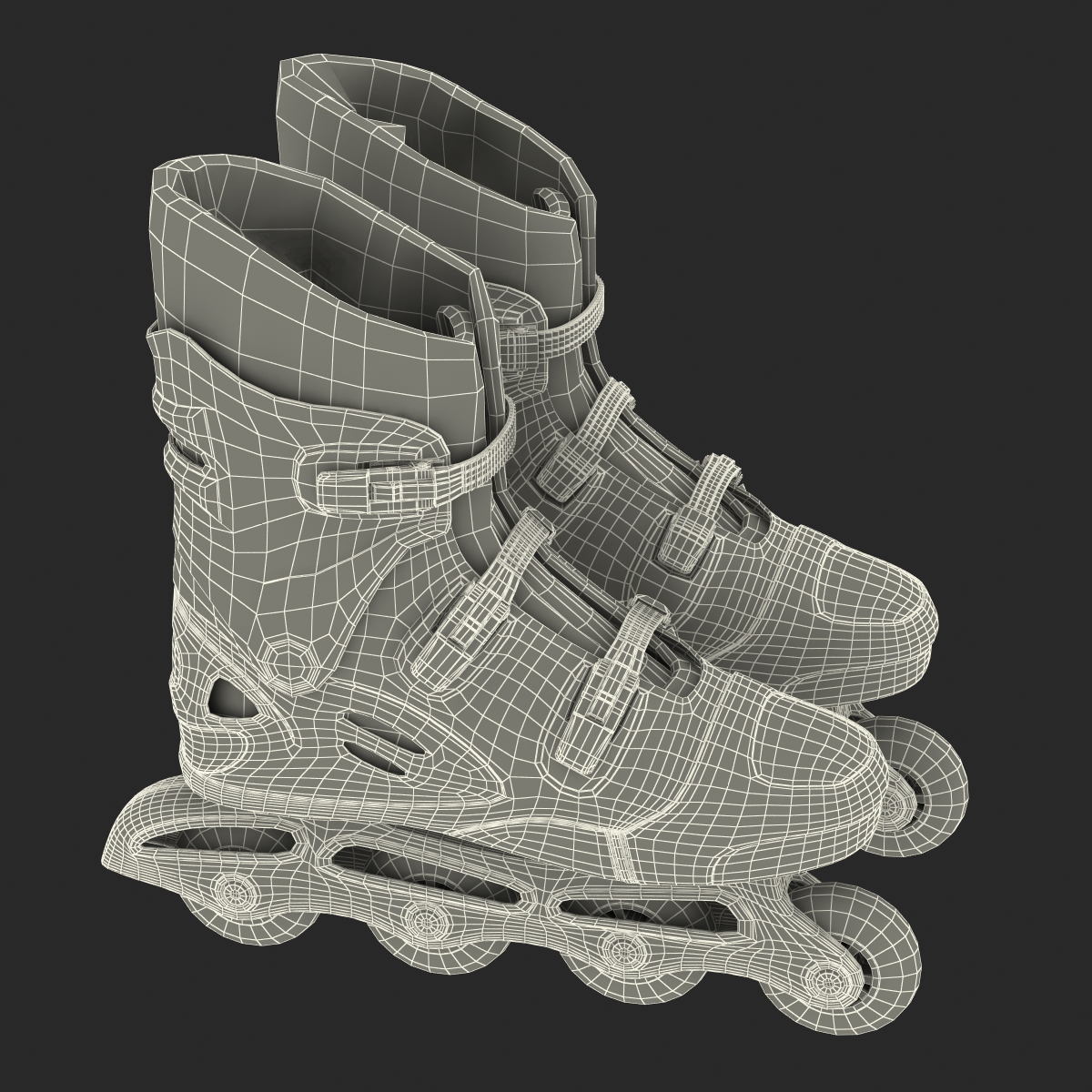 Rollerblades 2 3D model