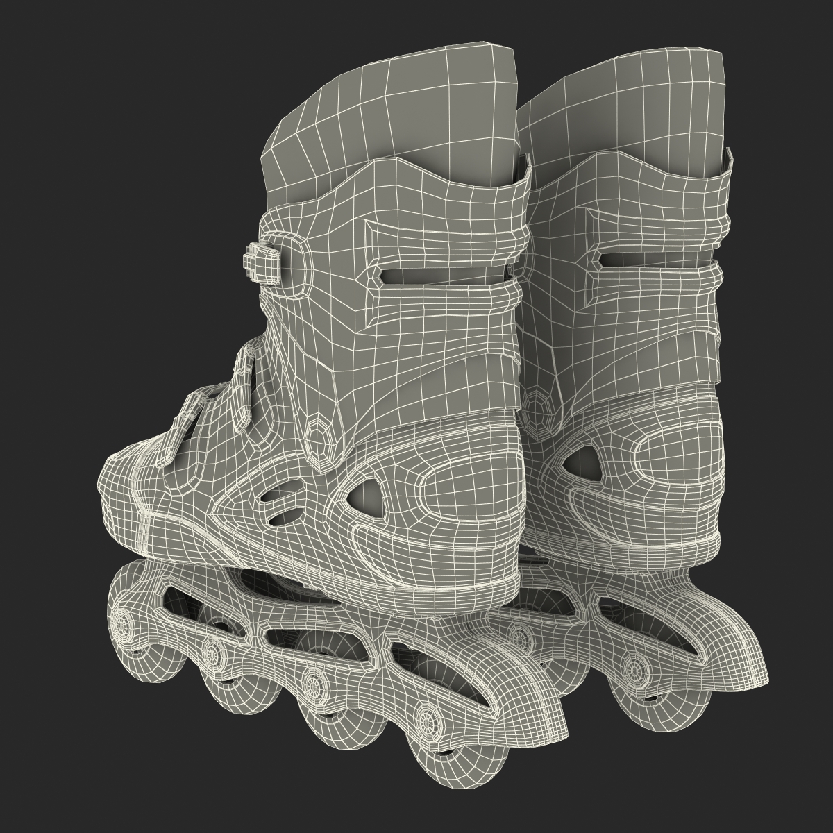 Rollerblades 2 3D model