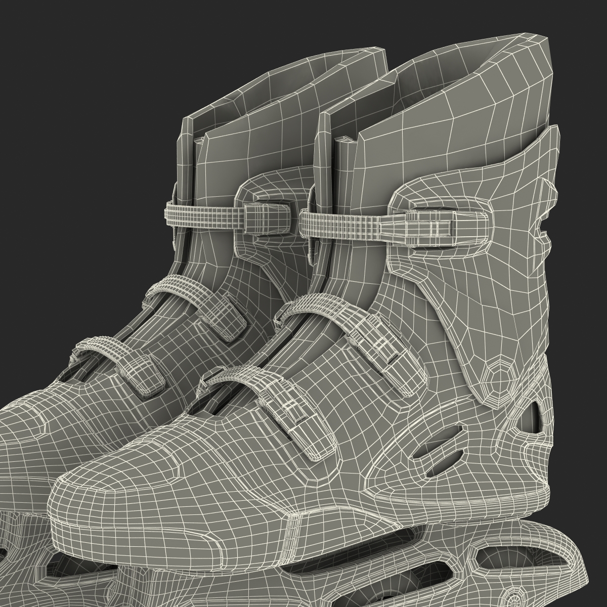 Rollerblades 2 3D model