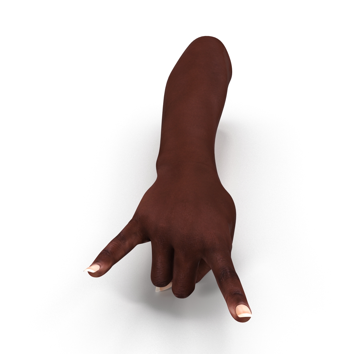 Female Hand African American 2 Pose 3 3D