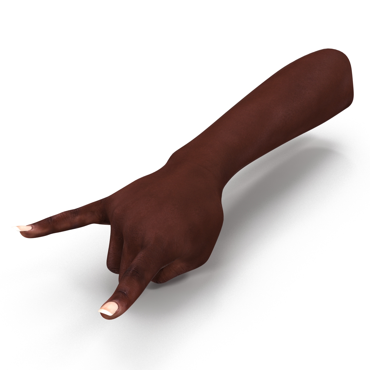 Female Hand African American 2 Pose 3 3D