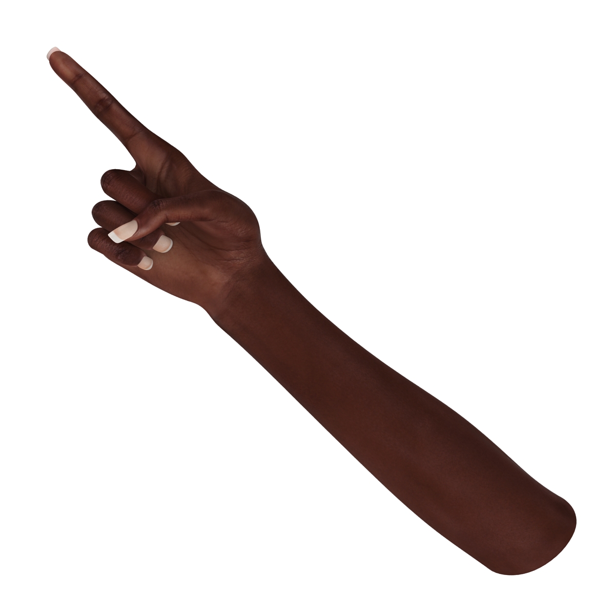 Female Hand African American 2 Pose 5 3D