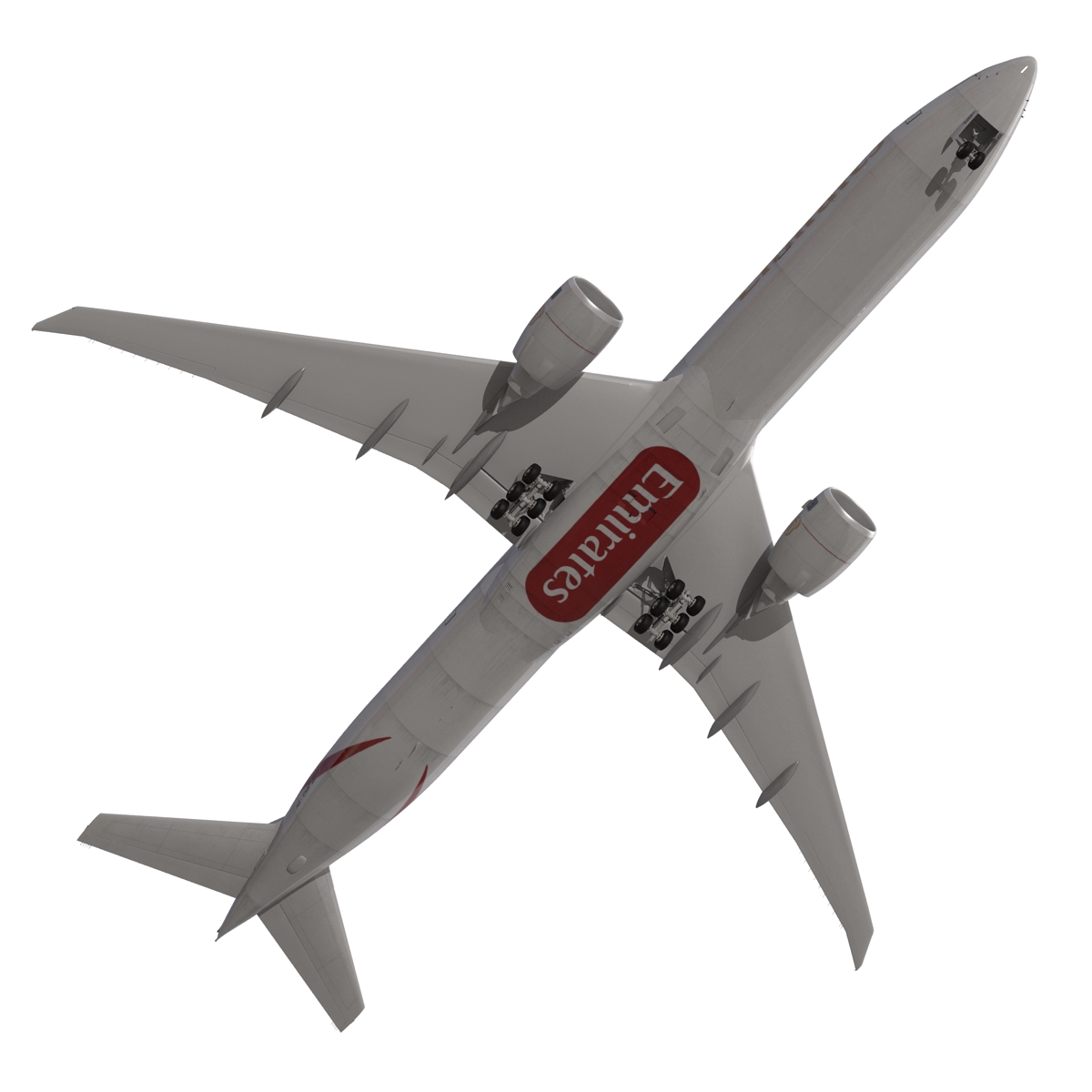 Boeing 777 300ER Emirates Airlines 3D model