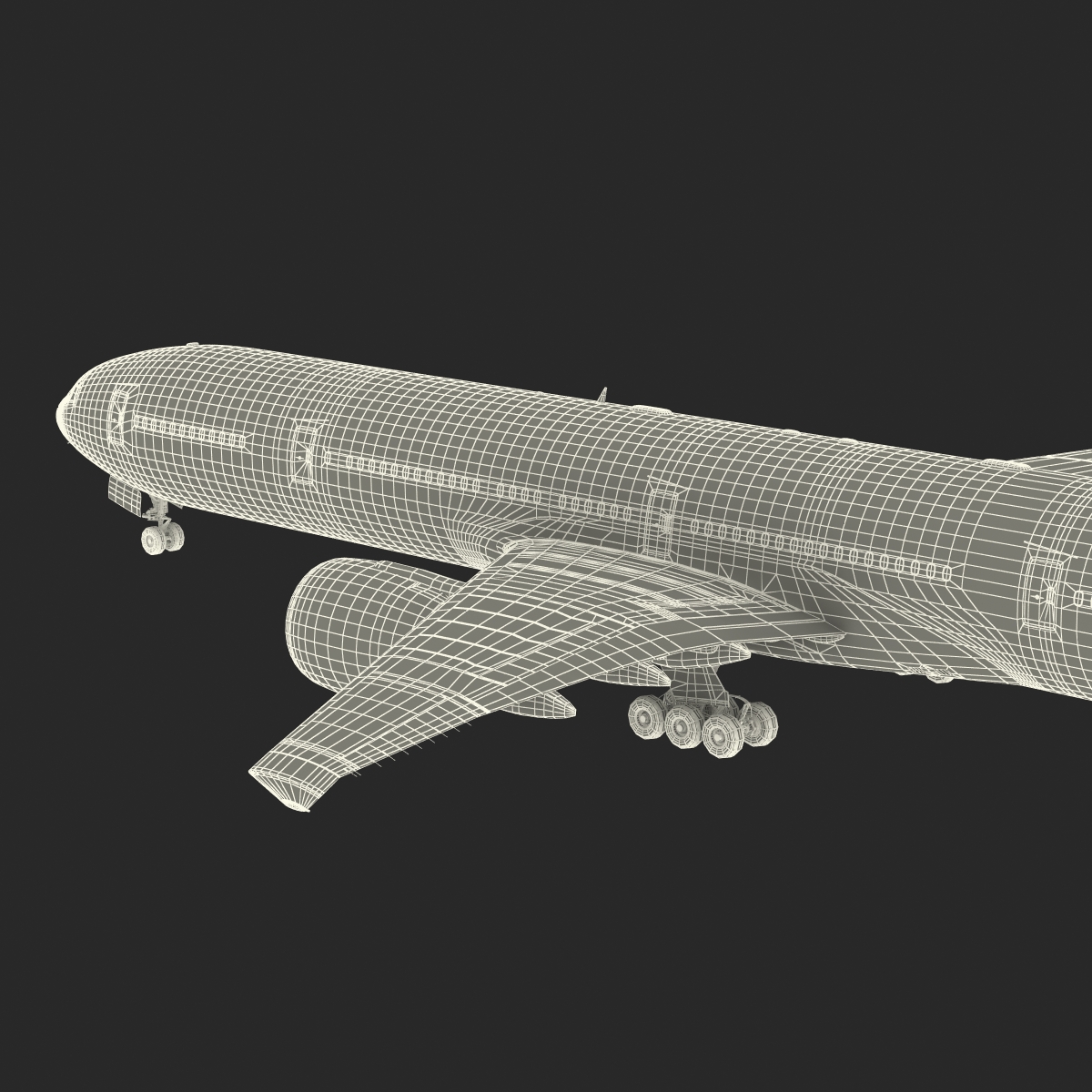 Boeing 777 300ER Emirates Airlines 3D model