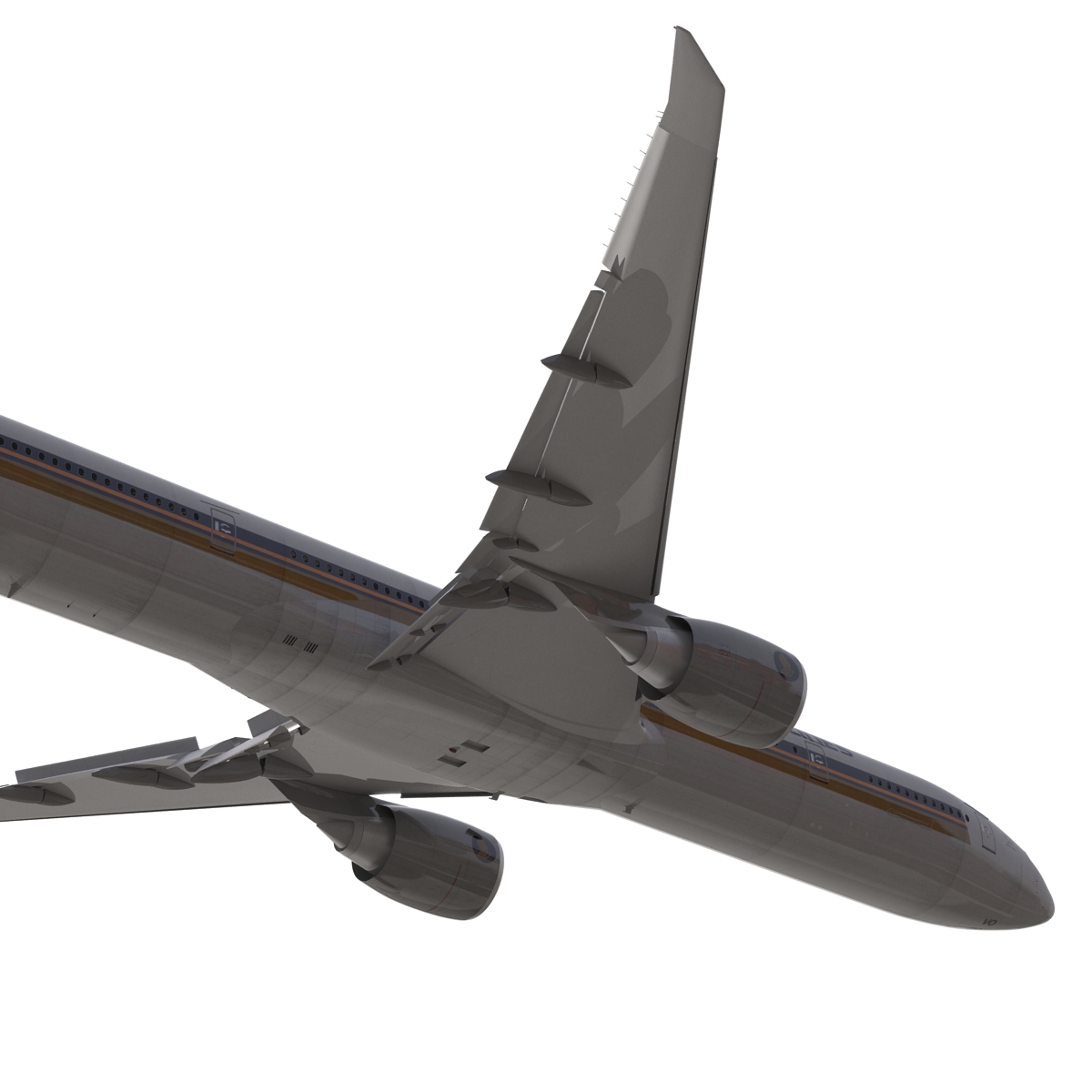 3D model Boeing 777 300ER Singapore Airlines