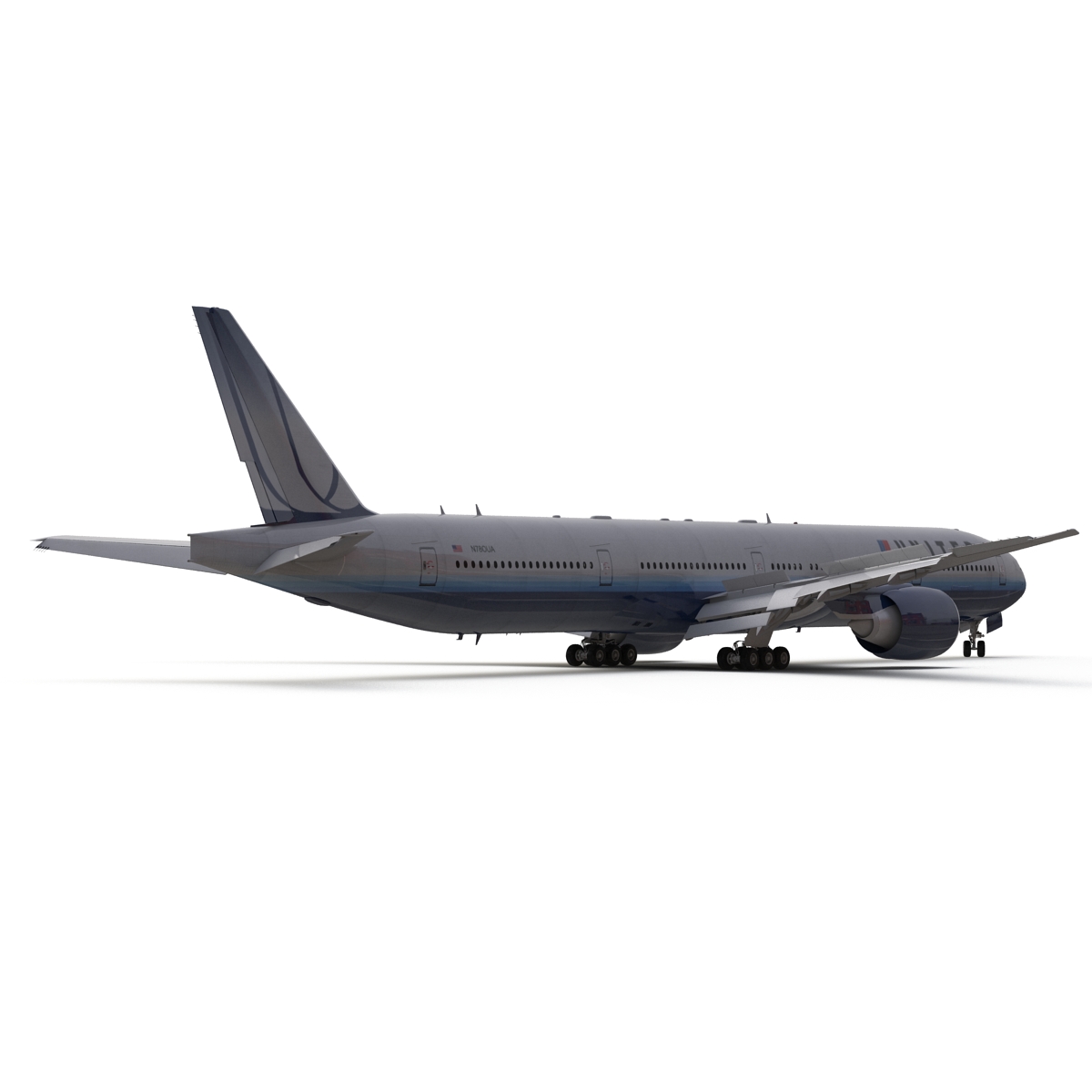 Boeing 777 300ER United Airlines 3D