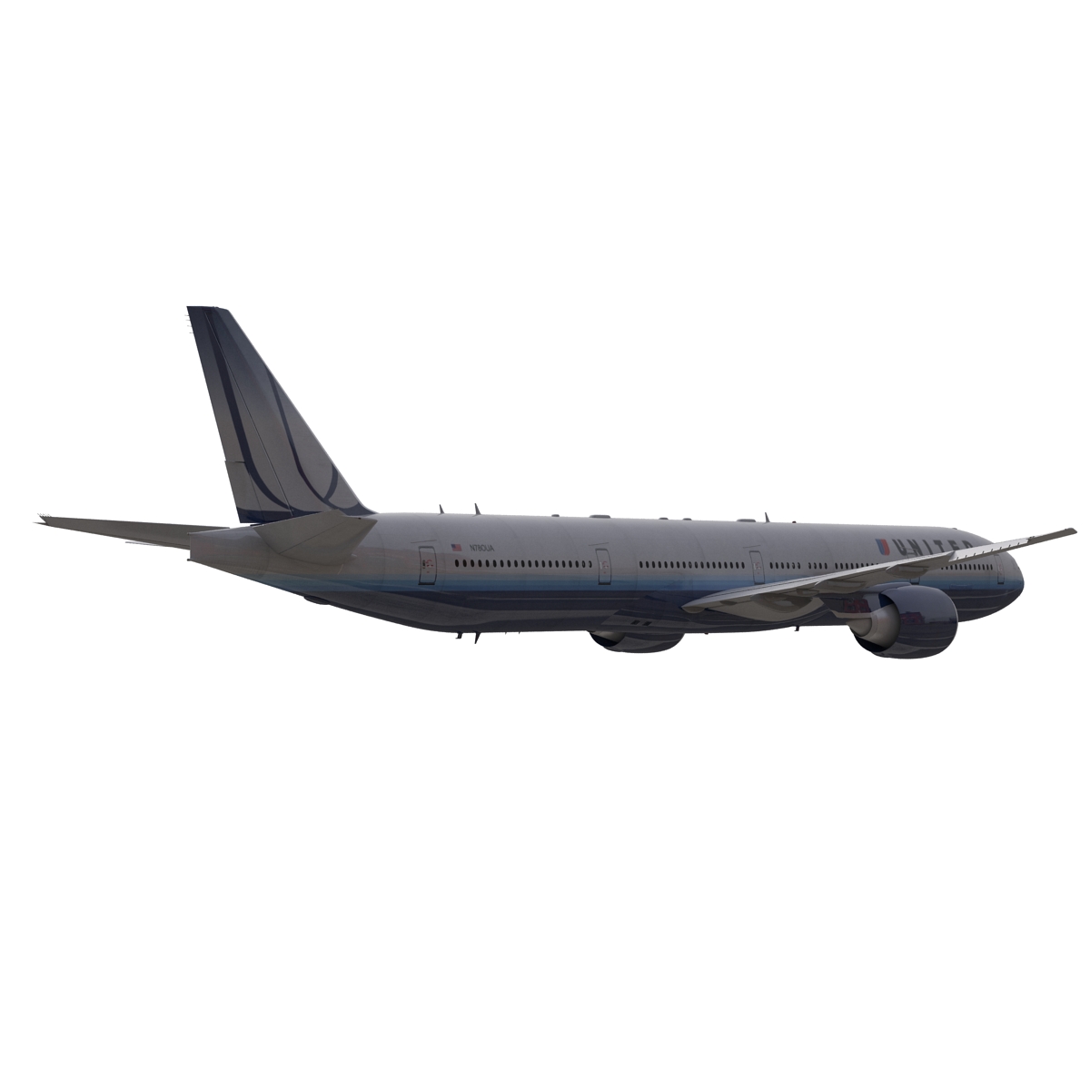 Boeing 777 300ER United Airlines 3D