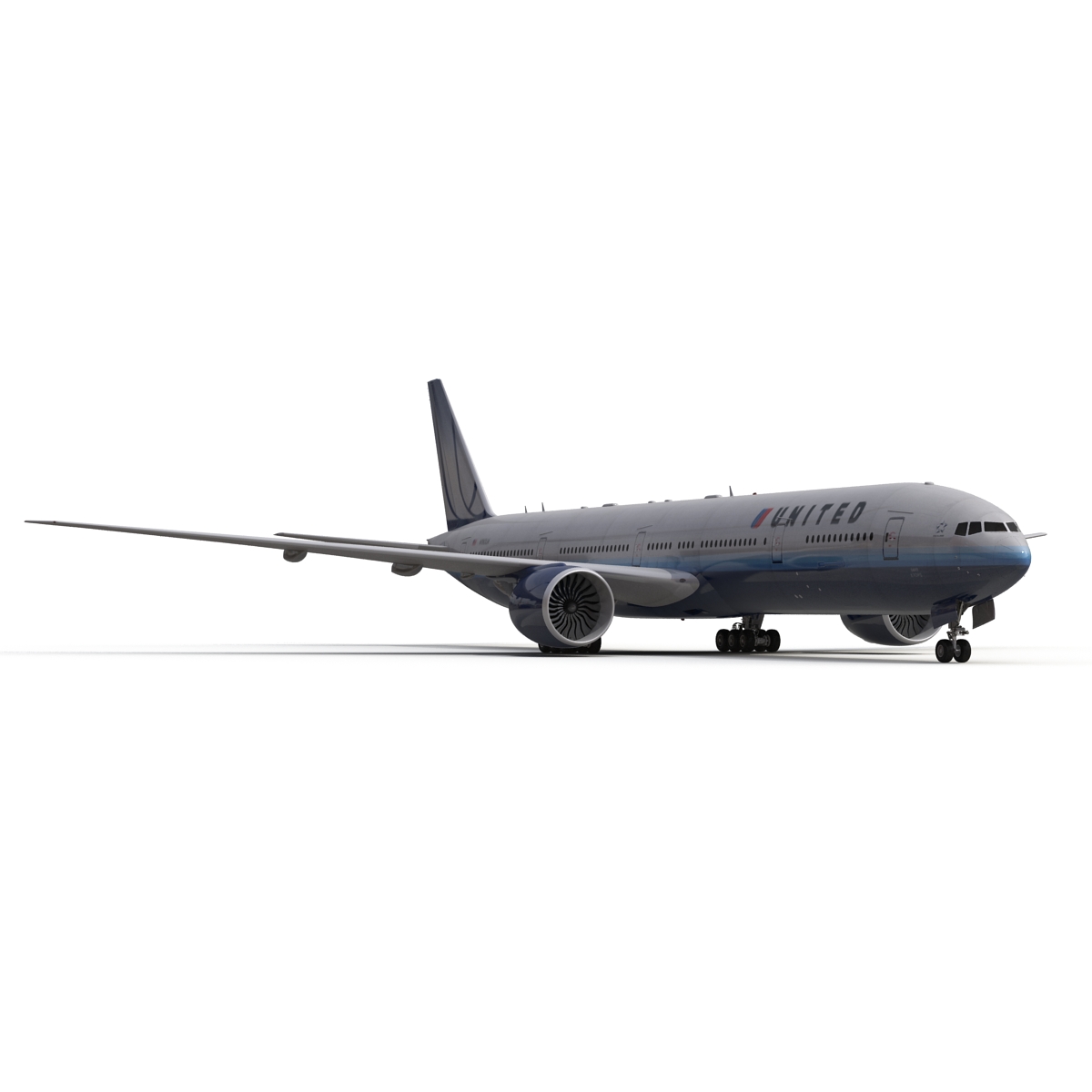 Boeing 777 300ER United Airlines 3D