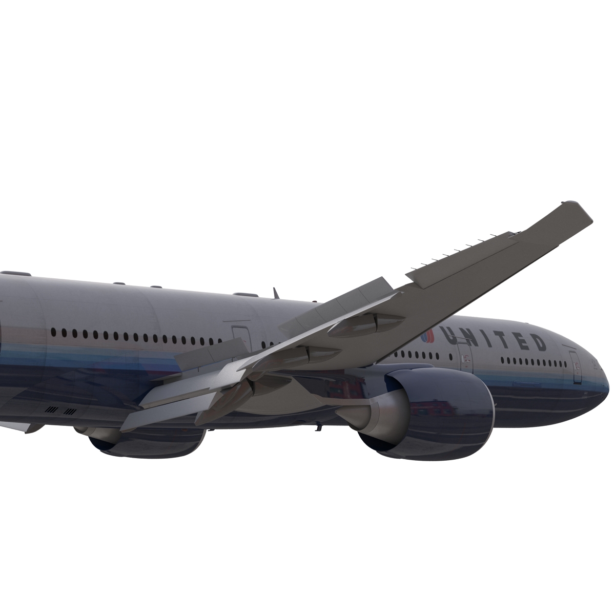 Boeing 777 300ER United Airlines 3D