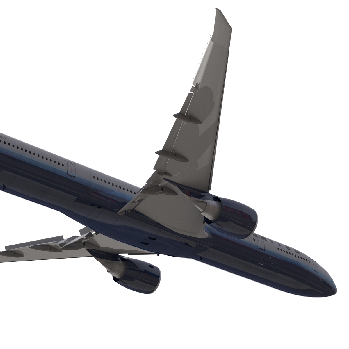 Boeing 777 300ER United Airlines 3D