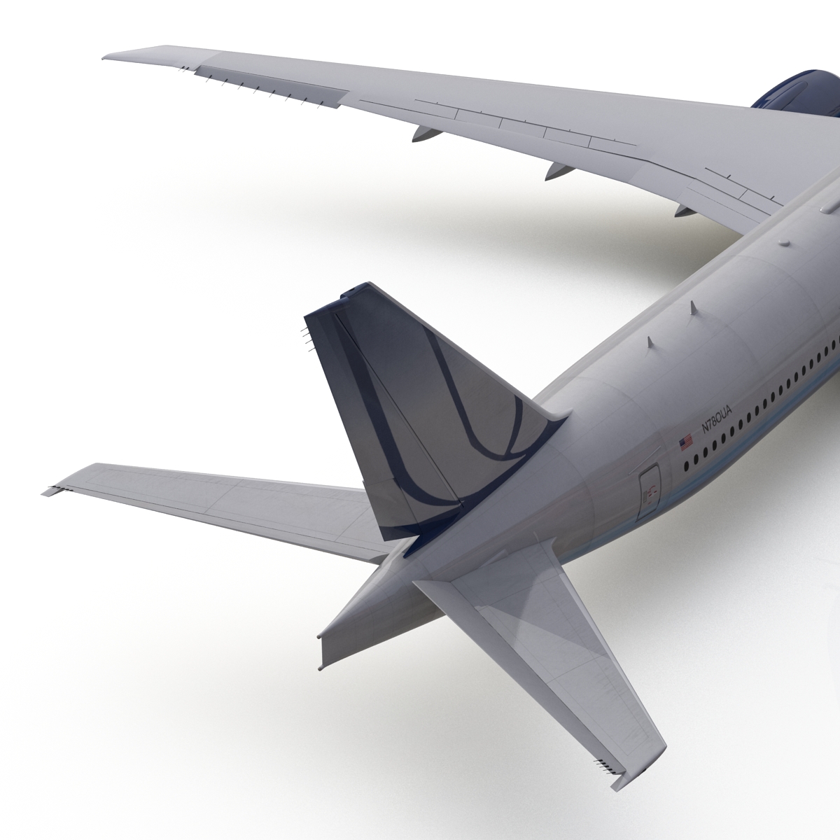 Boeing 777 300ER United Airlines 3D