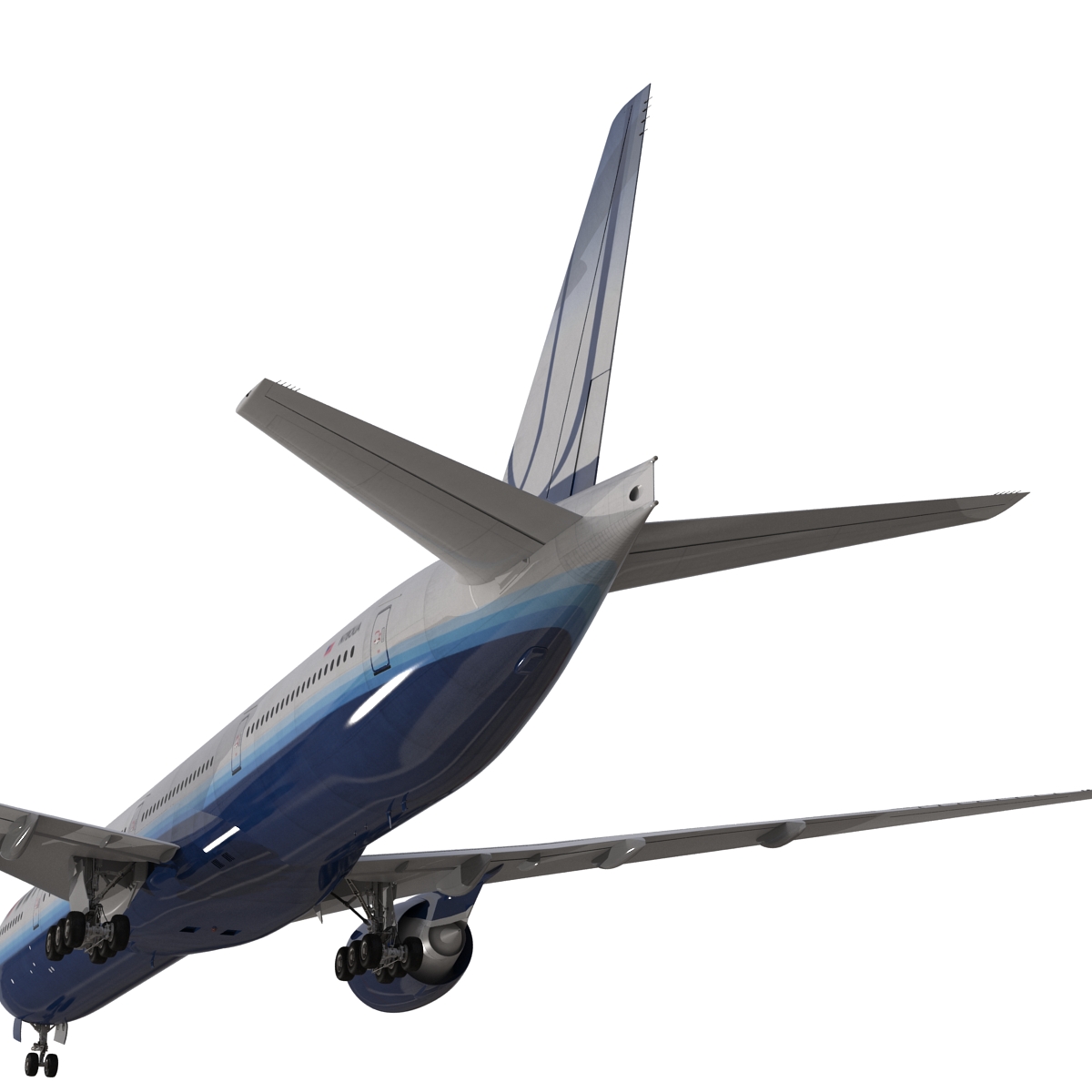 Boeing 777 300ER United Airlines 3D