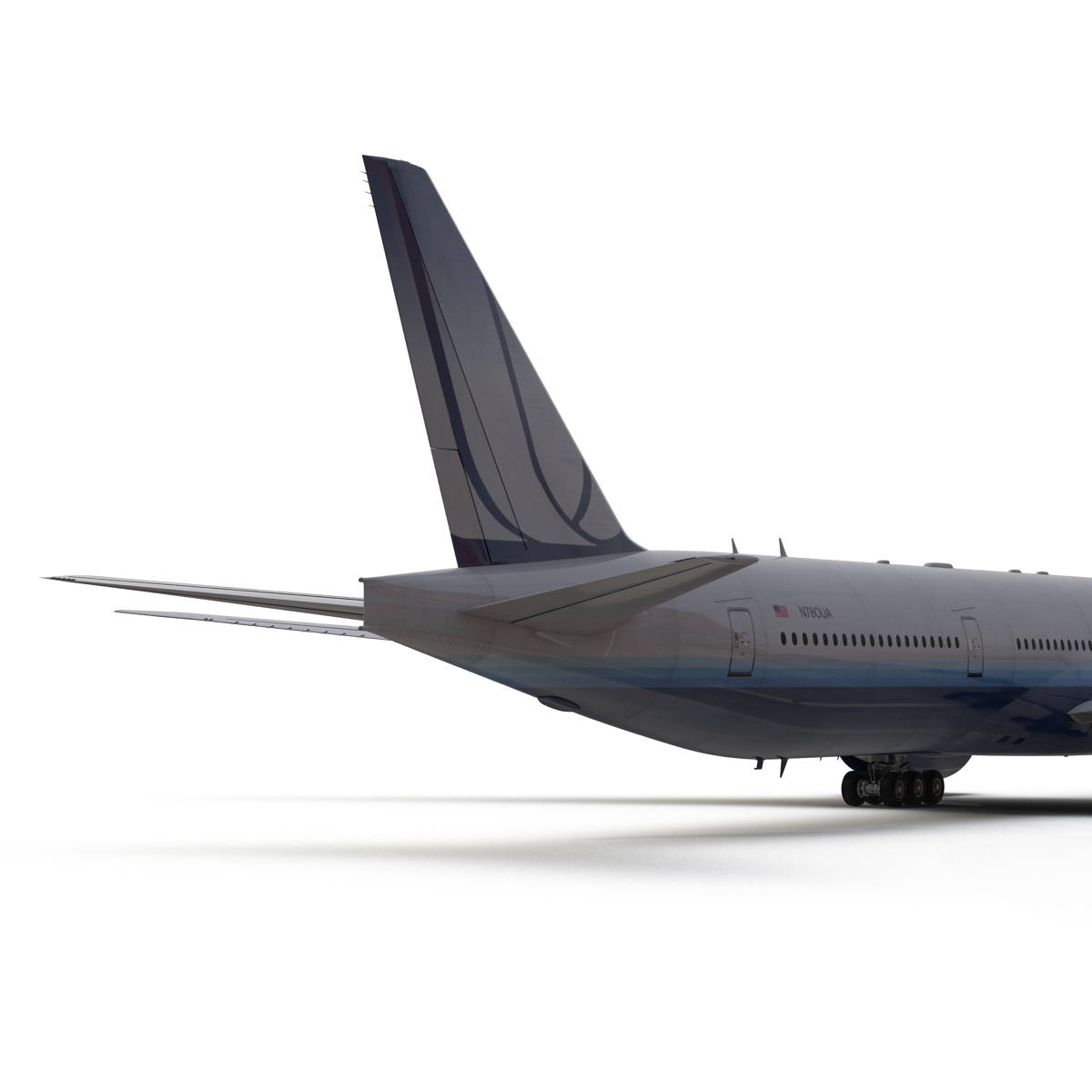 Boeing 777 300ER United Airlines 3D