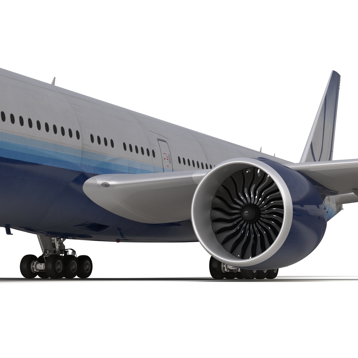 Boeing 777 300ER United Airlines 3D