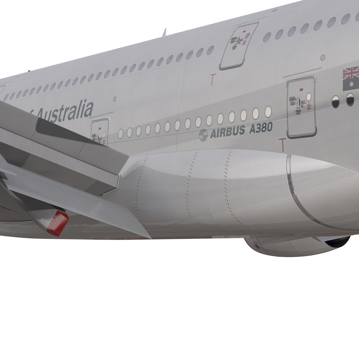 Airbus A380 800 Qantas 3D