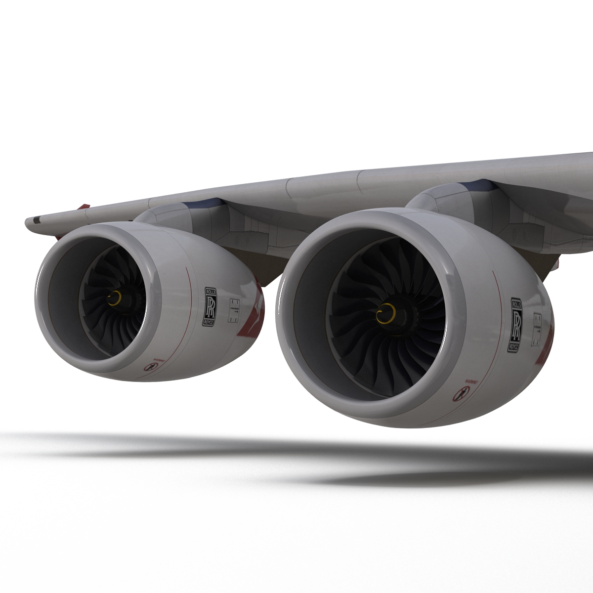 Airbus A380 800 Qantas 3D