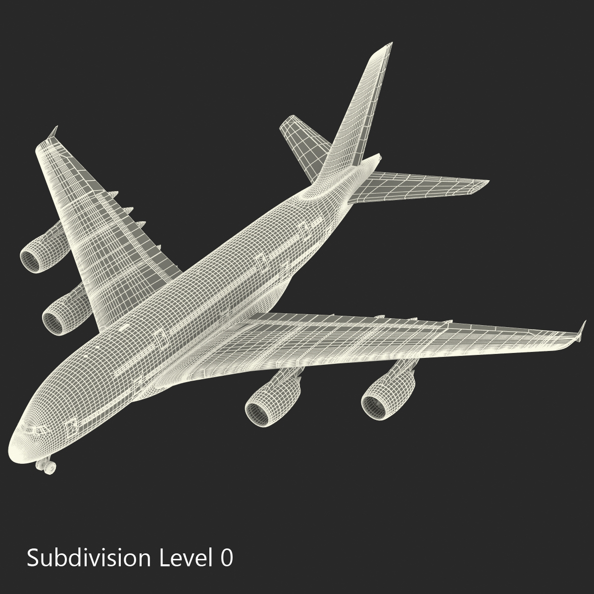 Airbus A380 800 Qantas 3D