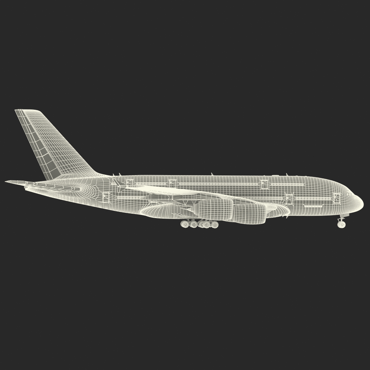 Airbus A380 800 Qantas 3D