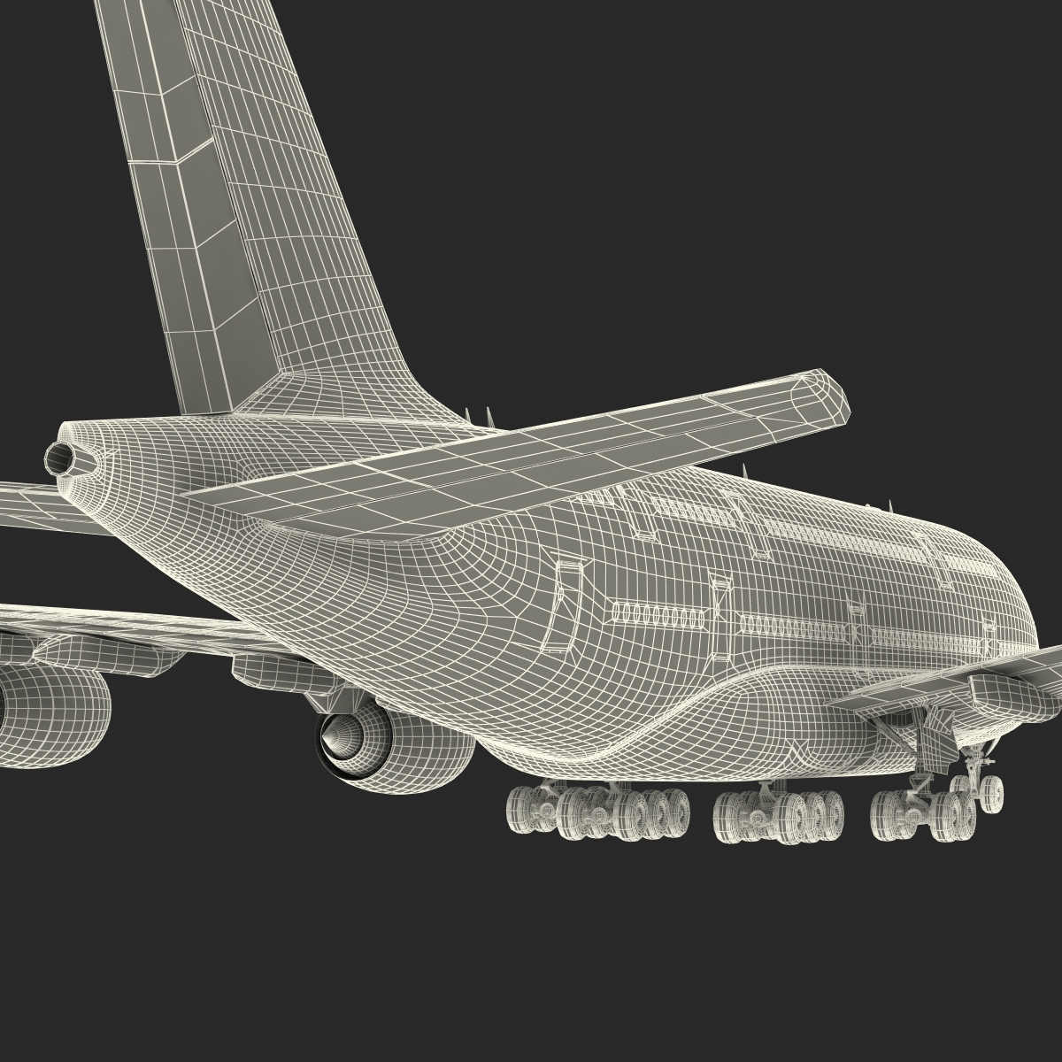 Airbus A380 800 Singapore Airlines 3D model