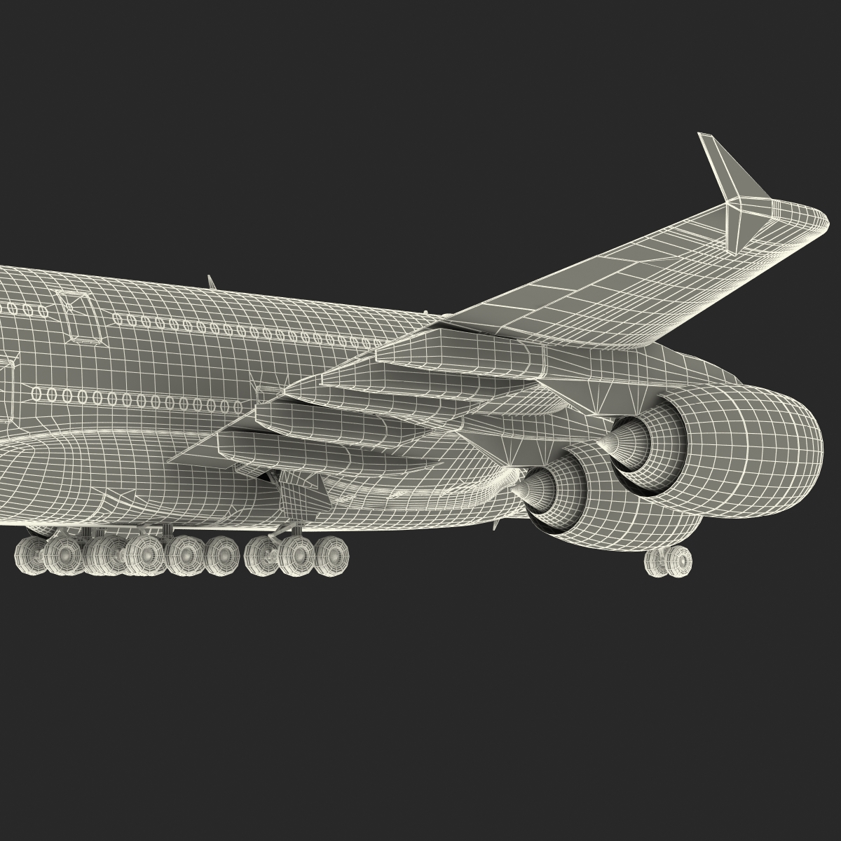 Airbus A380 800 Singapore Airlines 3D model