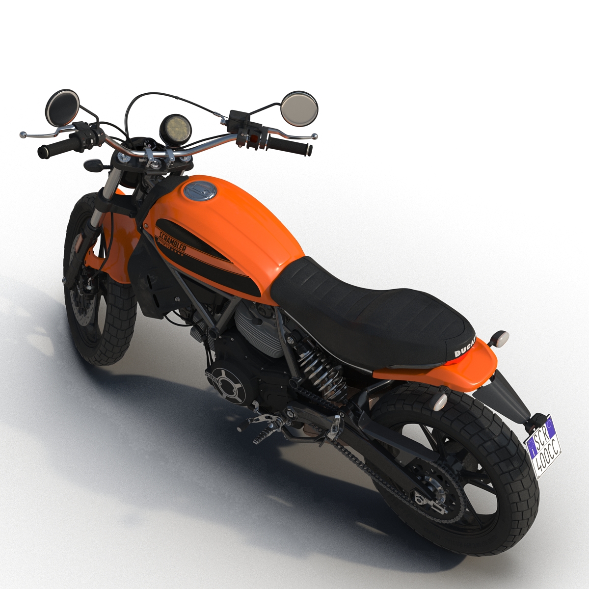 3D model Ducati Scrambler Sixty2 Rigged