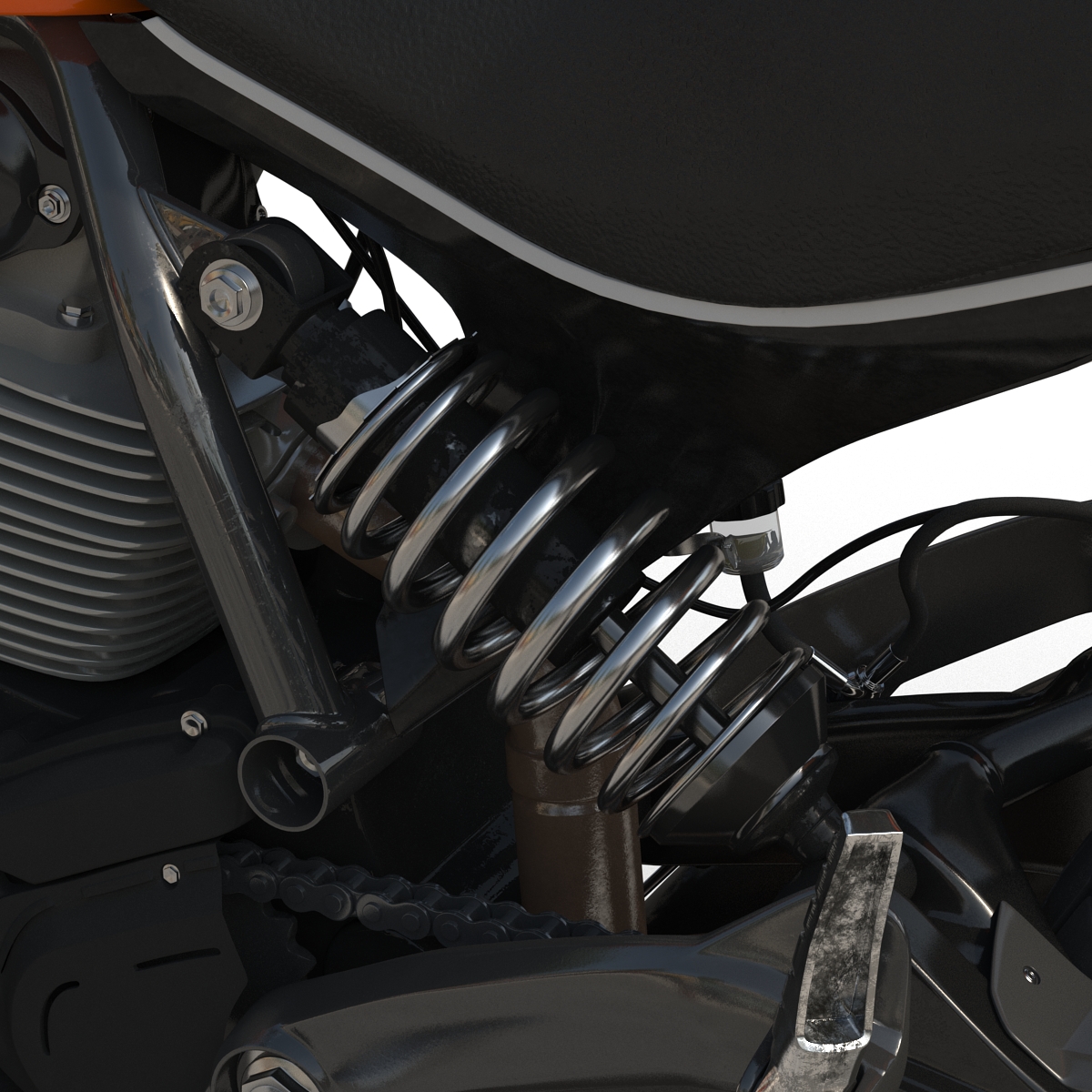 3D model Ducati Scrambler Sixty2 Rigged